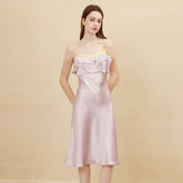 Silk Dress - Adjustable Straps Slip Extended Long